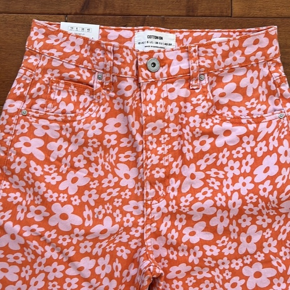 Cotton On Bella Daisy Cheer Pink Flare Jean Size 6 - Picture 4 of 15